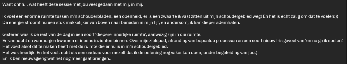 Review Tanja Qigong op maat oefening Review Tanja Qigong op maat oefening